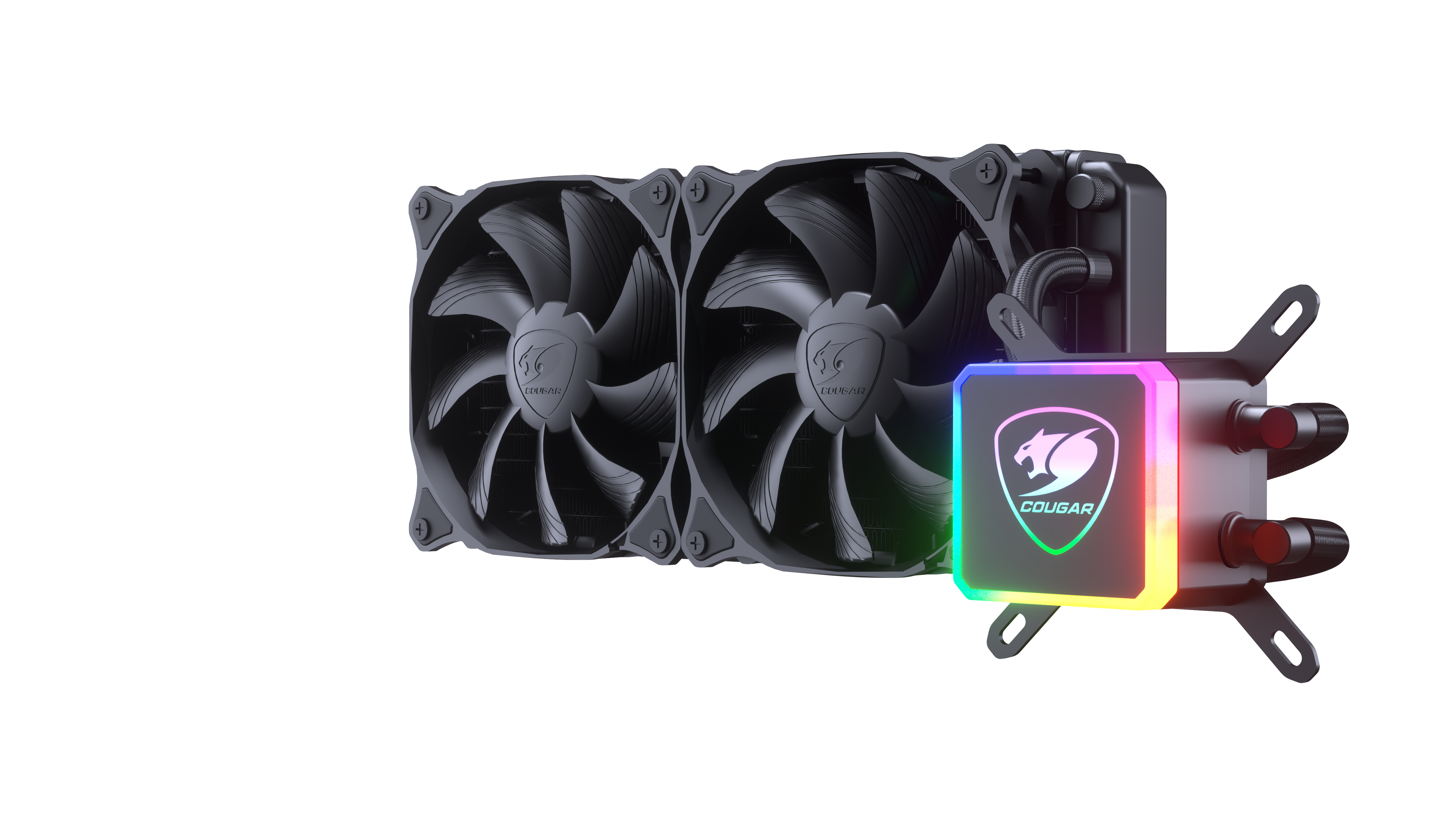 COUGAR AQUA 240 ARGB CPU Wasserkühlung, Schwarz