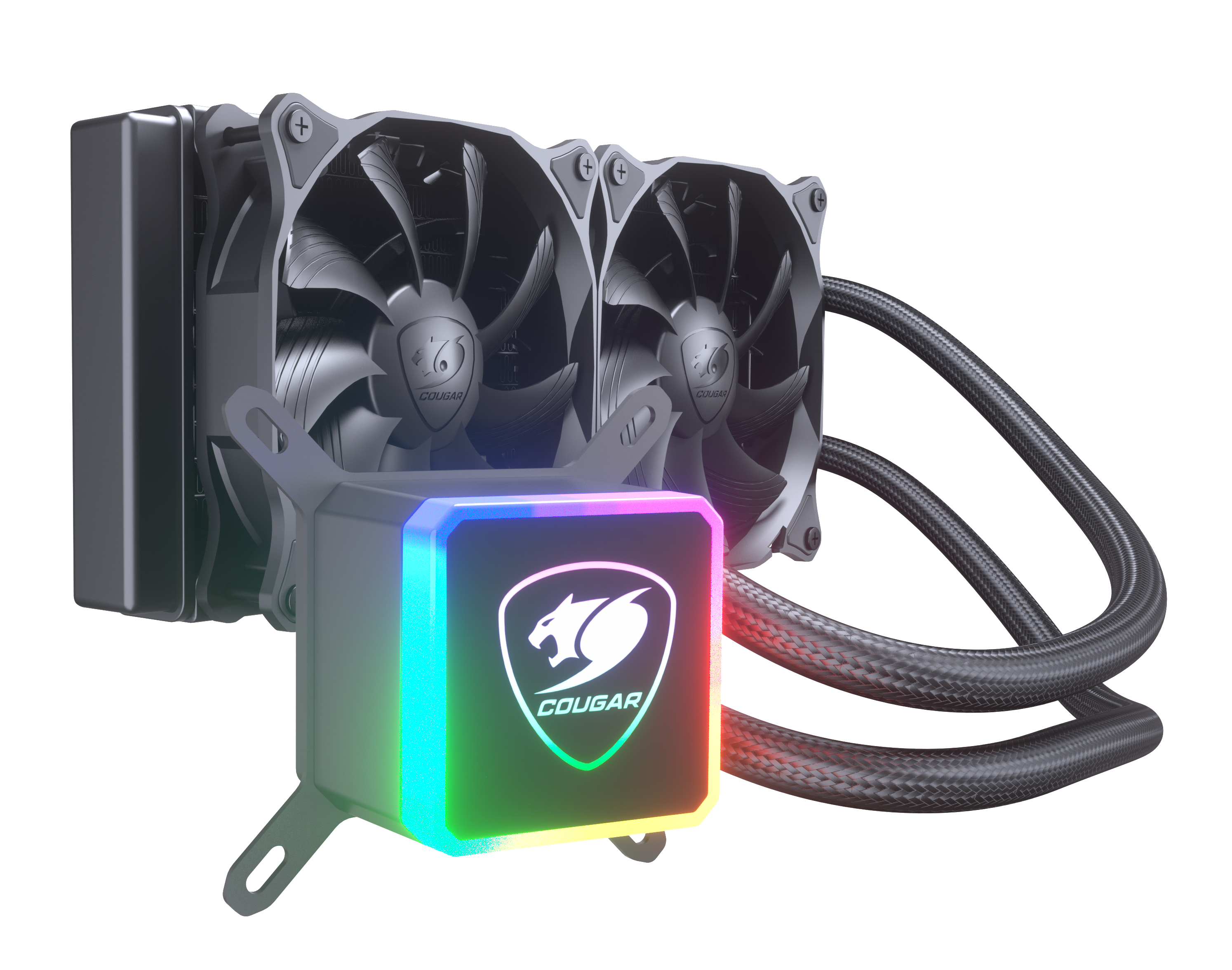 COUGAR AQUA 240 ARGB CPU Wasserkühlung, Schwarz