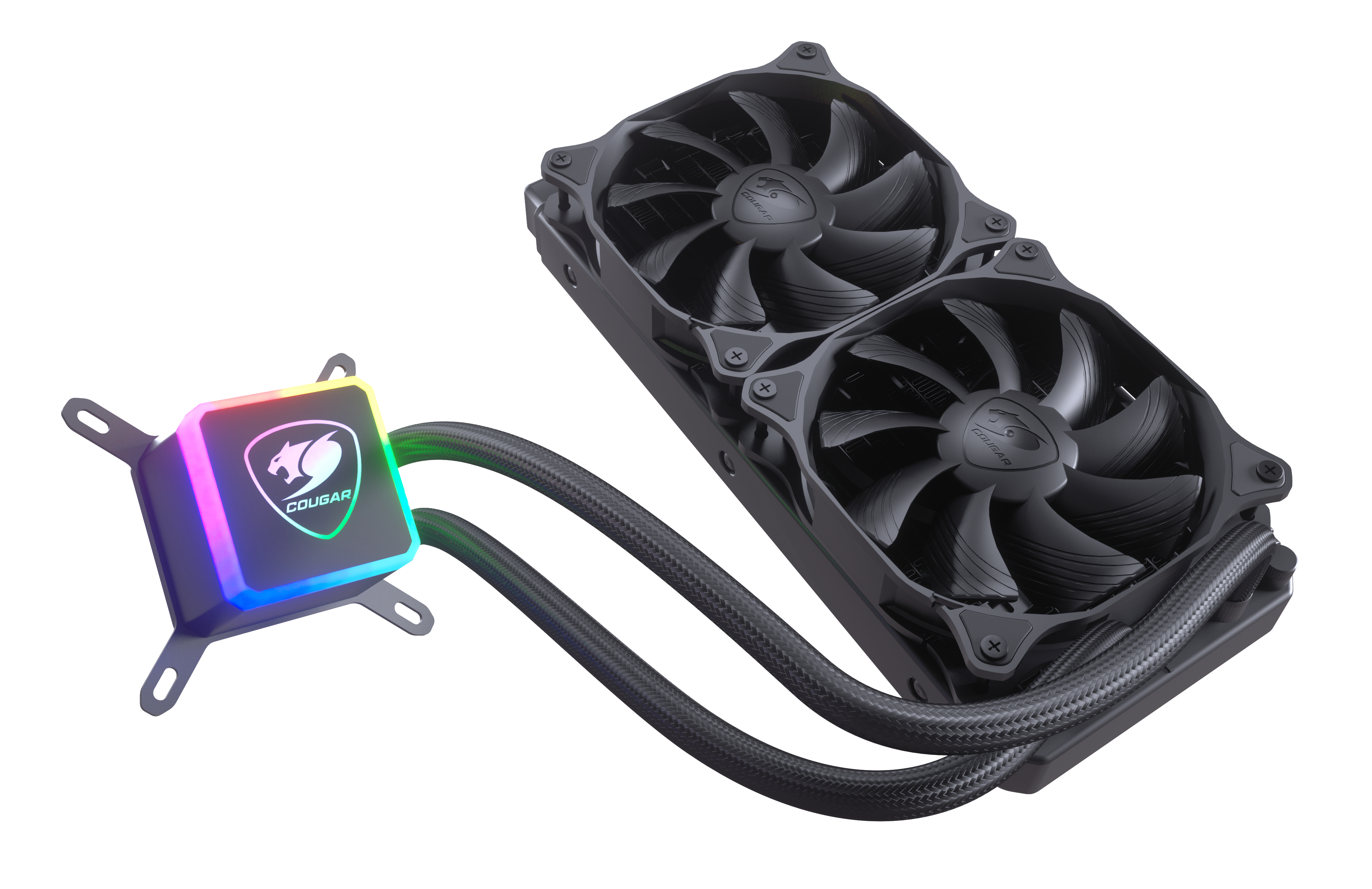COUGAR AQUA 240 ARGB CPU Wasserkühlung, Schwarz