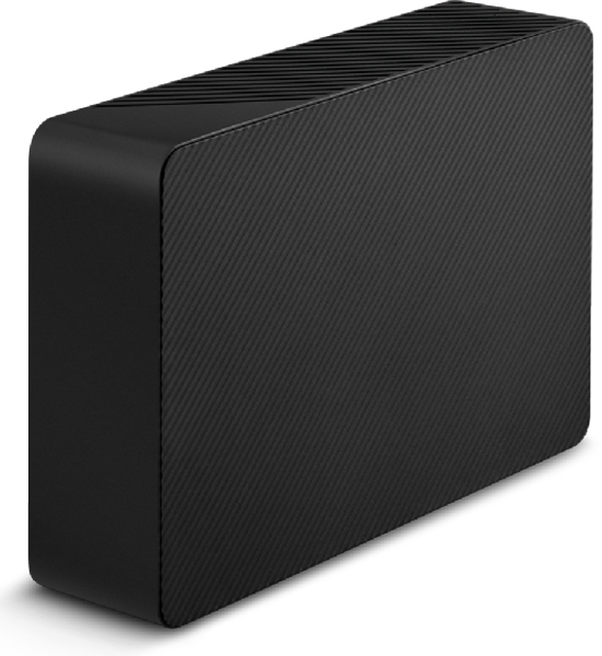 Appareil rectangulaire noir avec motif texturé. Il a une forme rectangulaire et une finition mate.