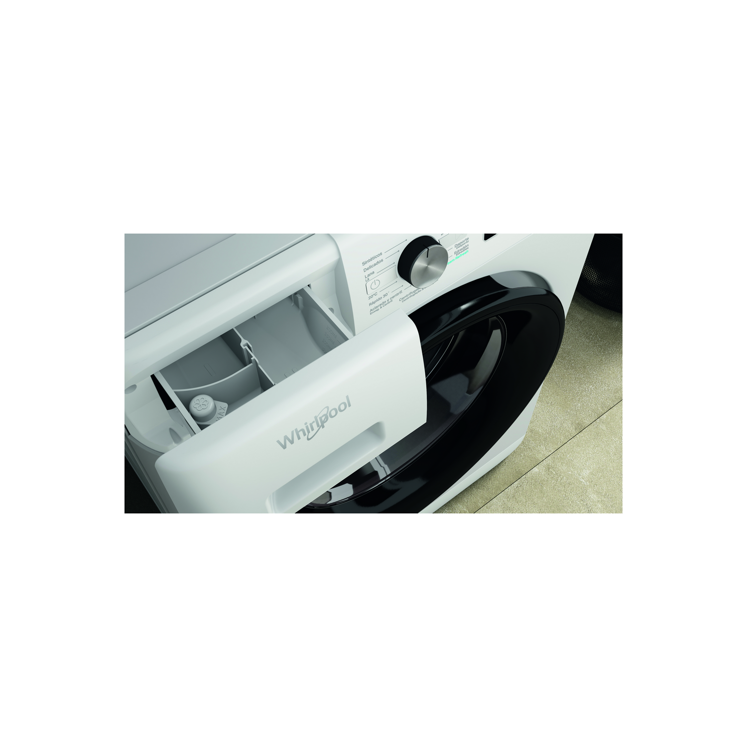 Lavadora carga frontal - Whirlpool FFB 9448 BV SP, 9 kg, 1400 rpm, 14 programas, Blanco