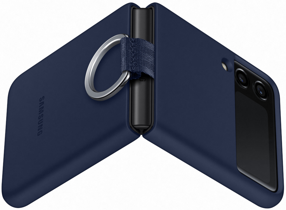 SAMSUNG Cover Ring Galaxy Z Flip3 5G Silicone Navy (EF-PF711TNEGWW)