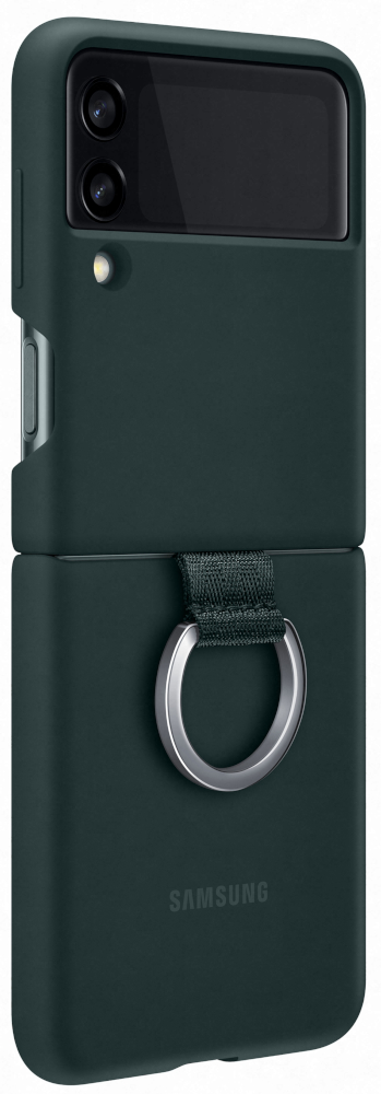 SAMSUNG Cover Ring Galaxy Z Flip3 5G Silicone Green (EF-PF711TGEGWW)