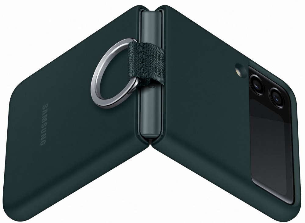 SAMSUNG Cover Ring Galaxy Z Flip3 5G Silicone Green (EF-PF711TGEGWW)