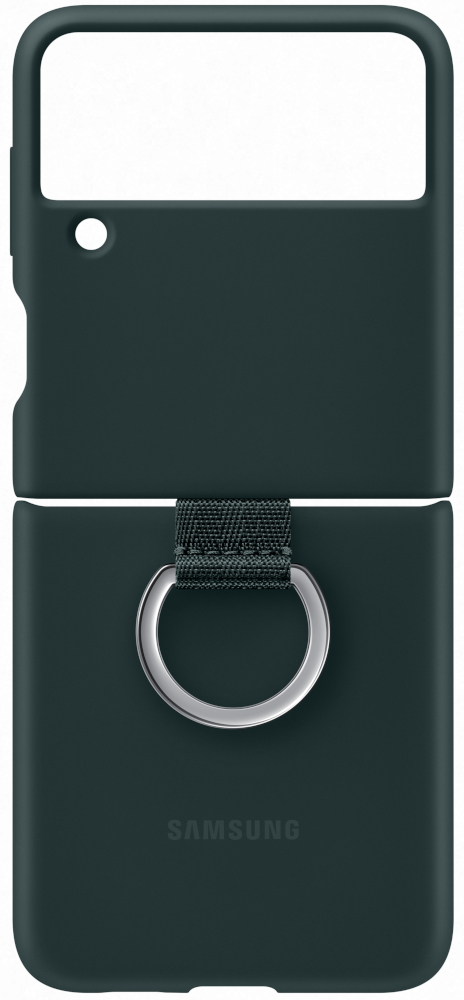 SAMSUNG Cover Ring Galaxy Z Flip3 5G Silicone Green (EF-PF711TGEGWW)