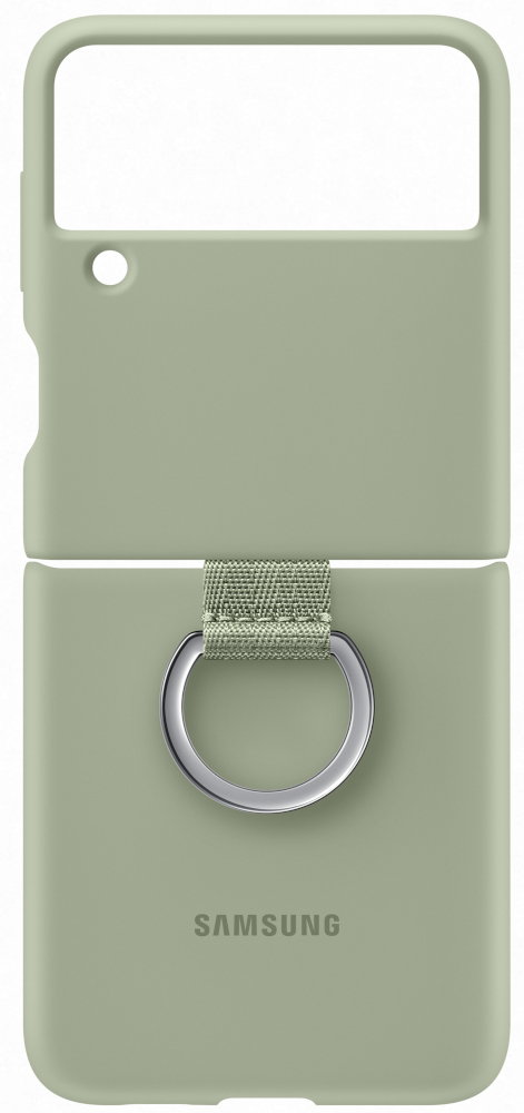SAMSUNG Cover Ring Galaxy Z Flip3 5G Silicone Olive Green (EF-PF711TMEGWW)