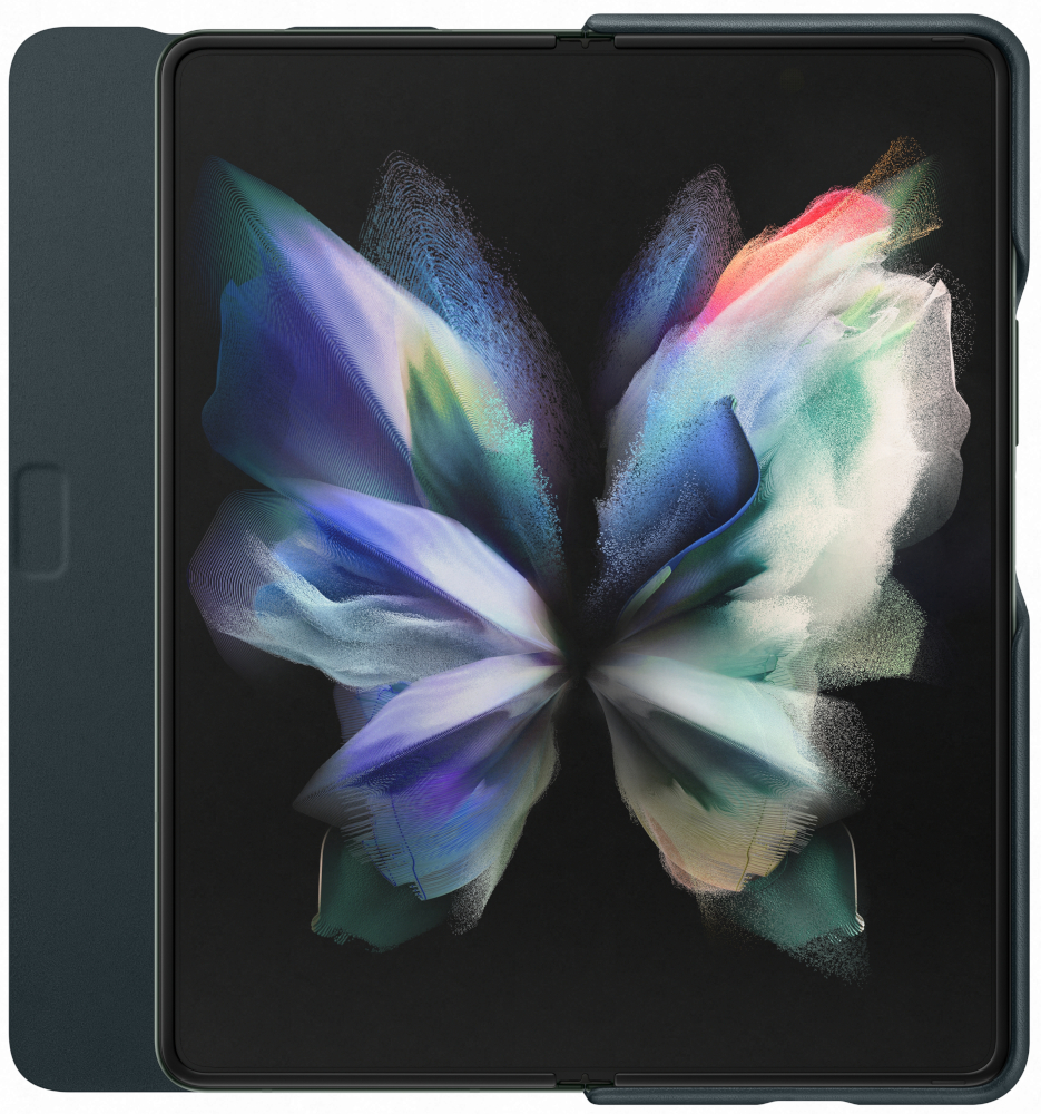 SAMSUNG Flipcover Galaxy Z Fold3 5G Leather Green (EF-FF926LGEGWW)