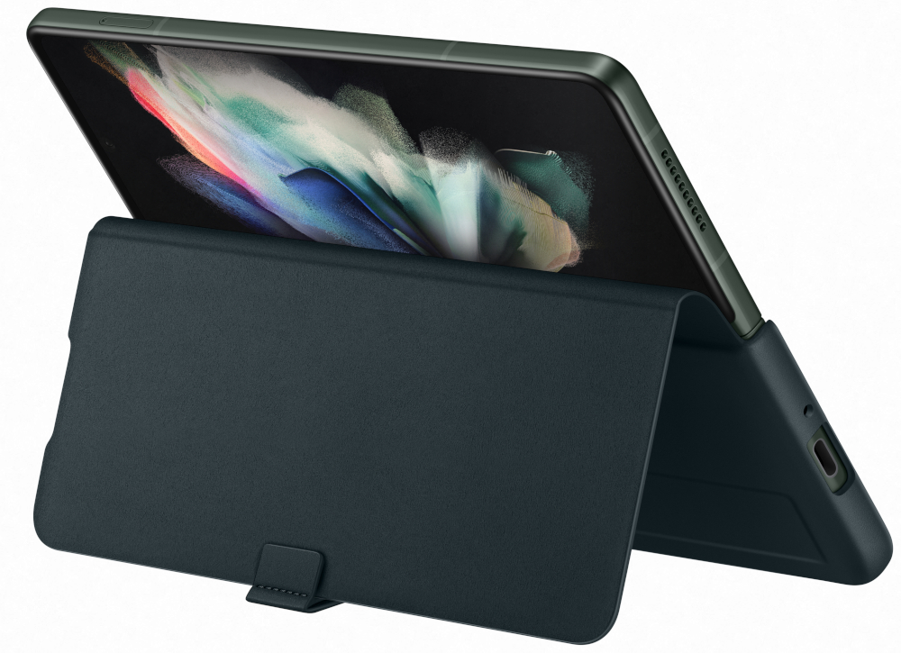 SAMSUNG Flipcover Galaxy Z Fold3 5G Leather Green (EF-FF926LGEGWW)