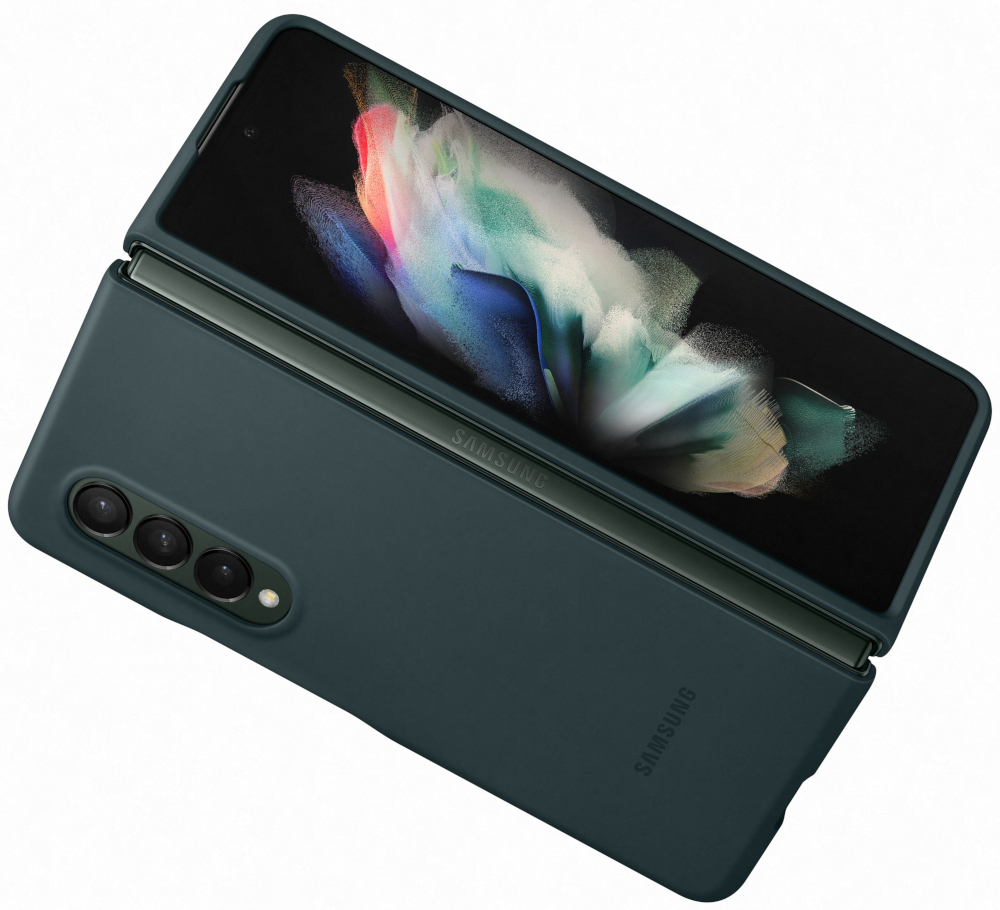 SAMSUNG Cover Galaxy Z Fold3 5G Silicone Green (EF-PF926TGEGWW)