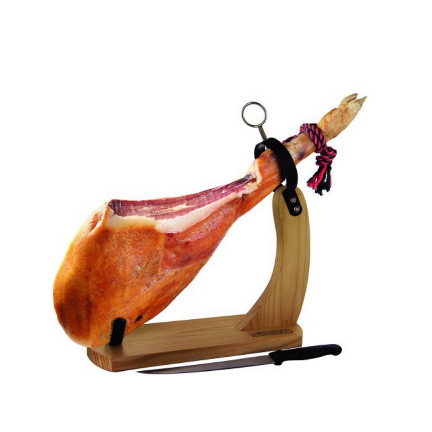 Jamonero - CMP Paris CMPKD3168, Jamonero de sobremesa, Hecho de madera + Cuchillo