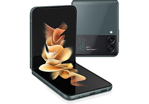 Móvil - Samsung Galaxy Z Flip3 5G New, Verde, 256 GB, 8 GB RAM, 6.7" FHD, Snapdragon 888, 3300 mAh, Android 11