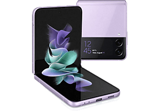 Móvil - Samsung Galaxy Z Flip3 5G New, Lavanda, 256GB, 8GB RAM, 6.7" FHD, Snapdragon 888, 3300 mAh, Android 11
