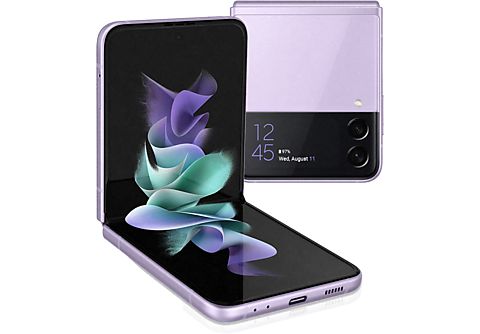 REACONDICIONADO Móvil - Samsung Galaxy Z Flip3 5G New, Lavanda, 128GB, 8GB RAM, 6.7" FHD, Snapdragon 888, 3300 mAh, Android 11