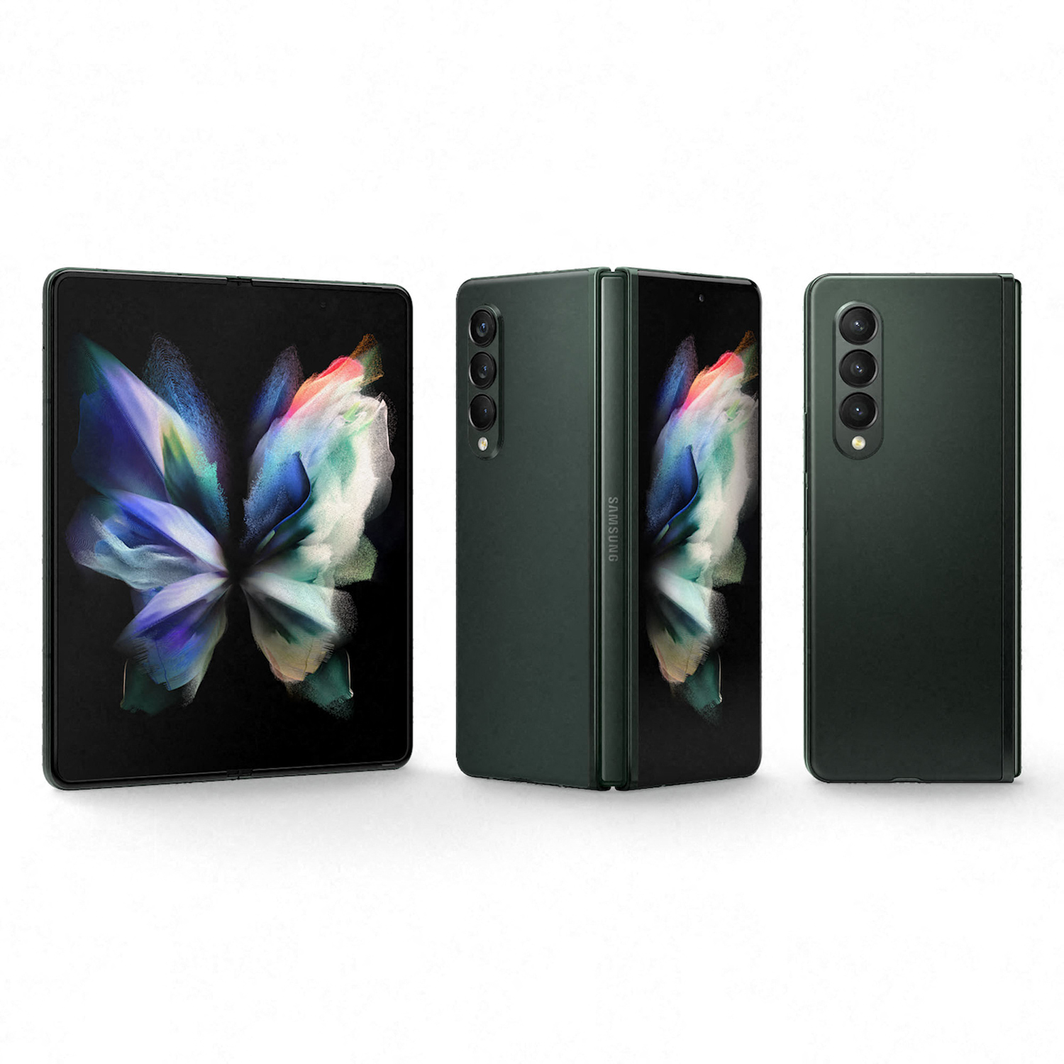 (RESERVA) Samsung Galaxy Z Fold3 5G, Verde, 512GB, 12GB RAM, 7.6"QXGA+, Snapdragon888, 4400mAh, Android