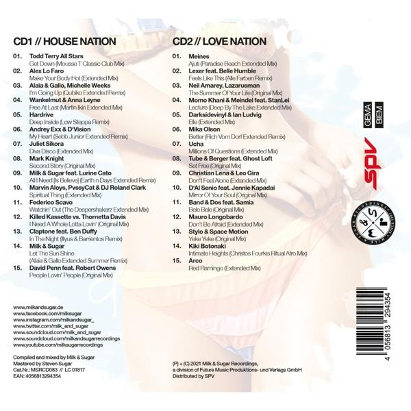 Various/compiled by Milk & Sugar - Milk And Sugar House Nation Ibiza 2021  - (CD)