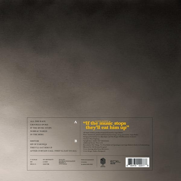 Asger Baden - If The Music Stops,They'll Eat Him Up  - (Vinyl)