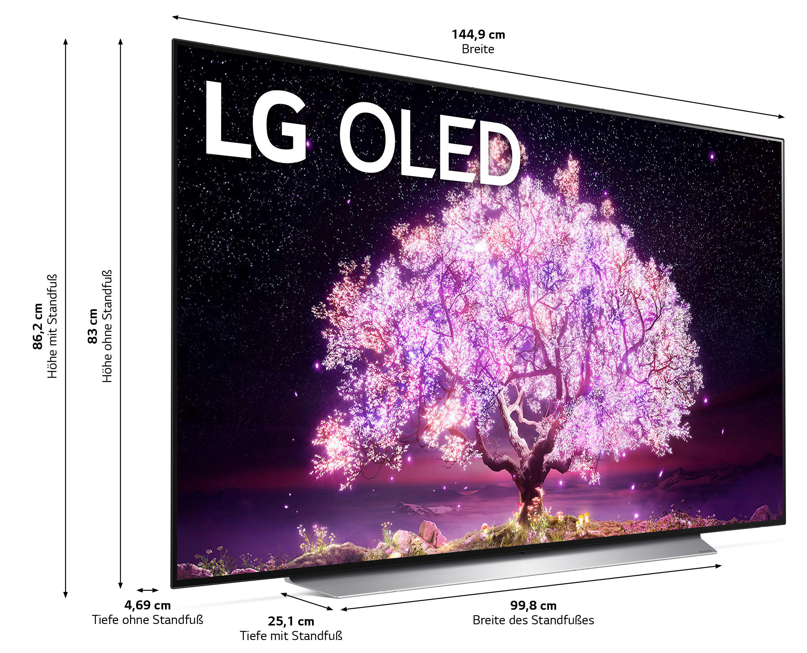 LG OLED65C16LA OLED TV (Flat, 65 Zoll / 164 cm, UHD 4K, SMART TV, webOS 6.0 mit LG ThinQ)