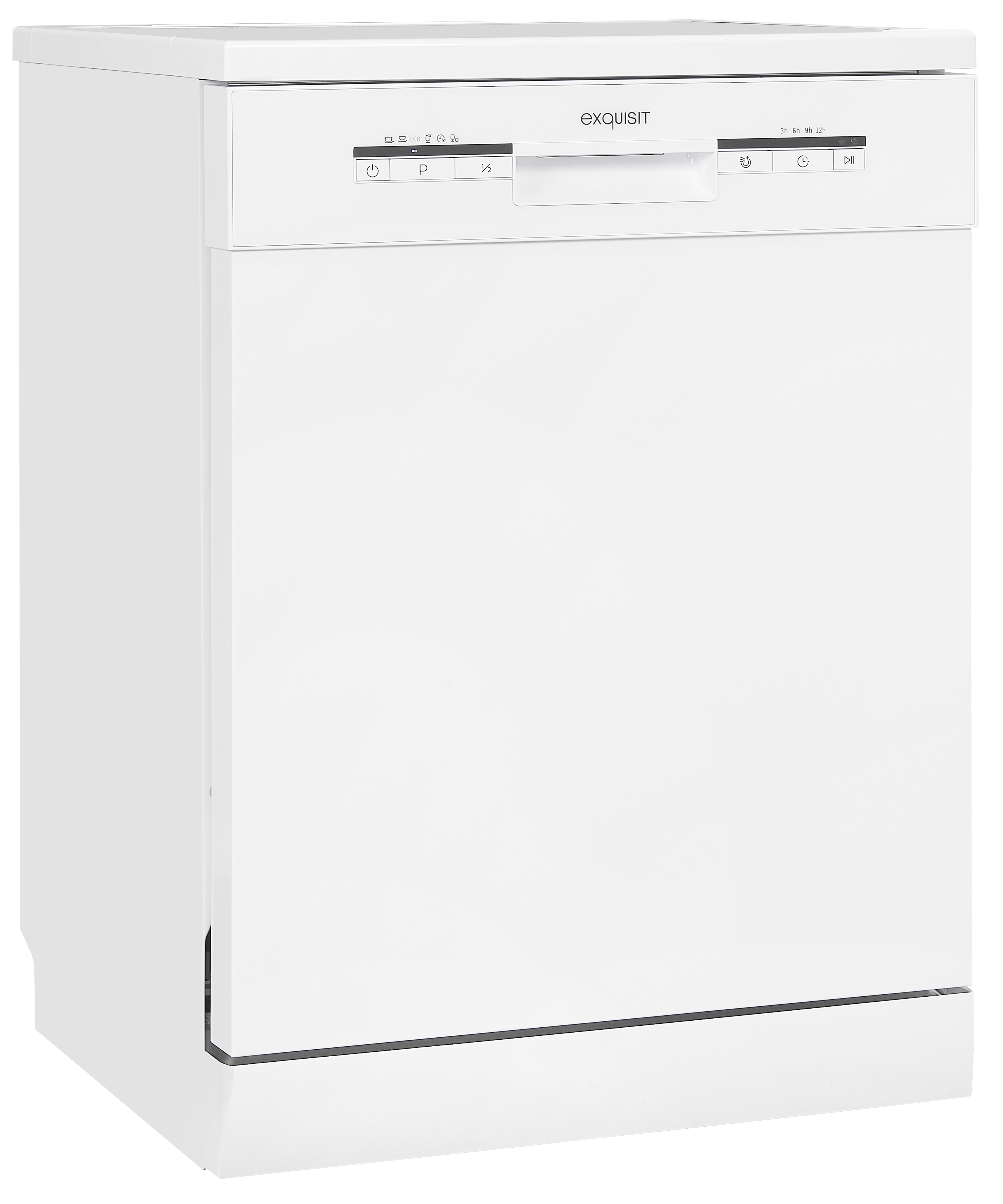 EXQUISIT GSP9112-030E Geschirrspüler (Standgerät, 598 mm breit, 49 dB (A), E)