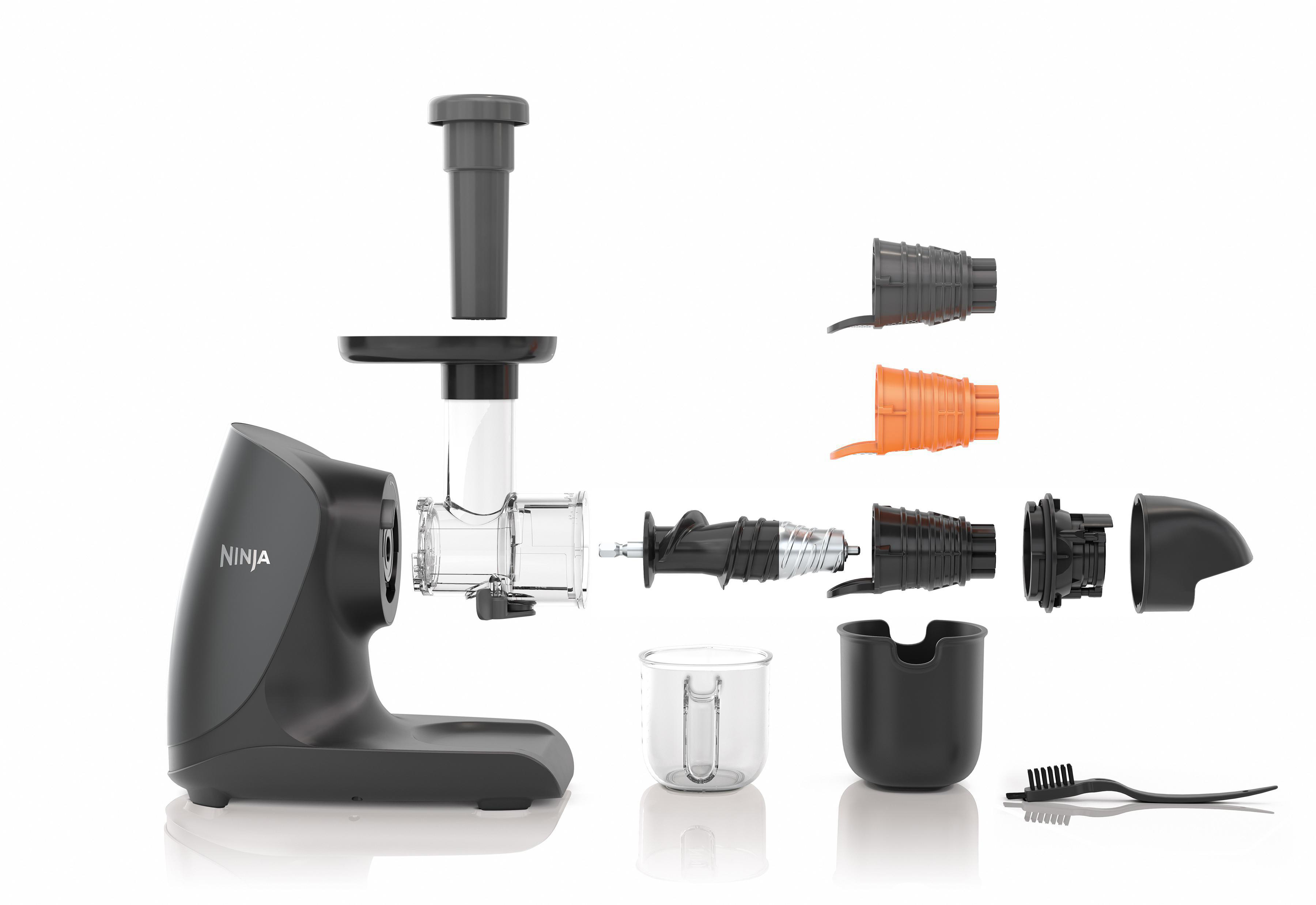 NINJA IC100EU Slow Juicer Slow Juicer 150 Watt, Grau/Schwarz