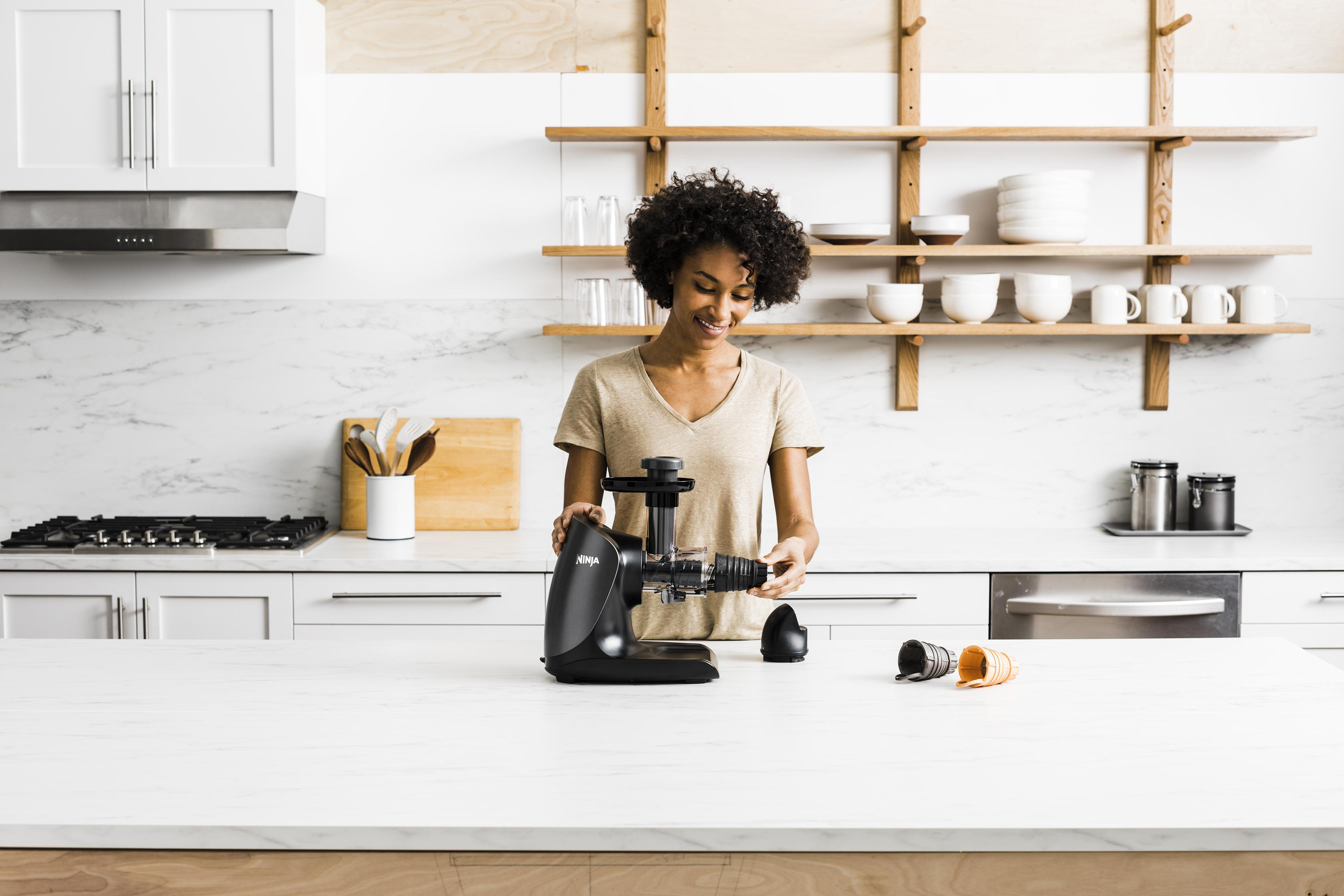 NINJA IC100EU Slow Juicer Slow Juicer 150 Watt, Grau/Schwarz