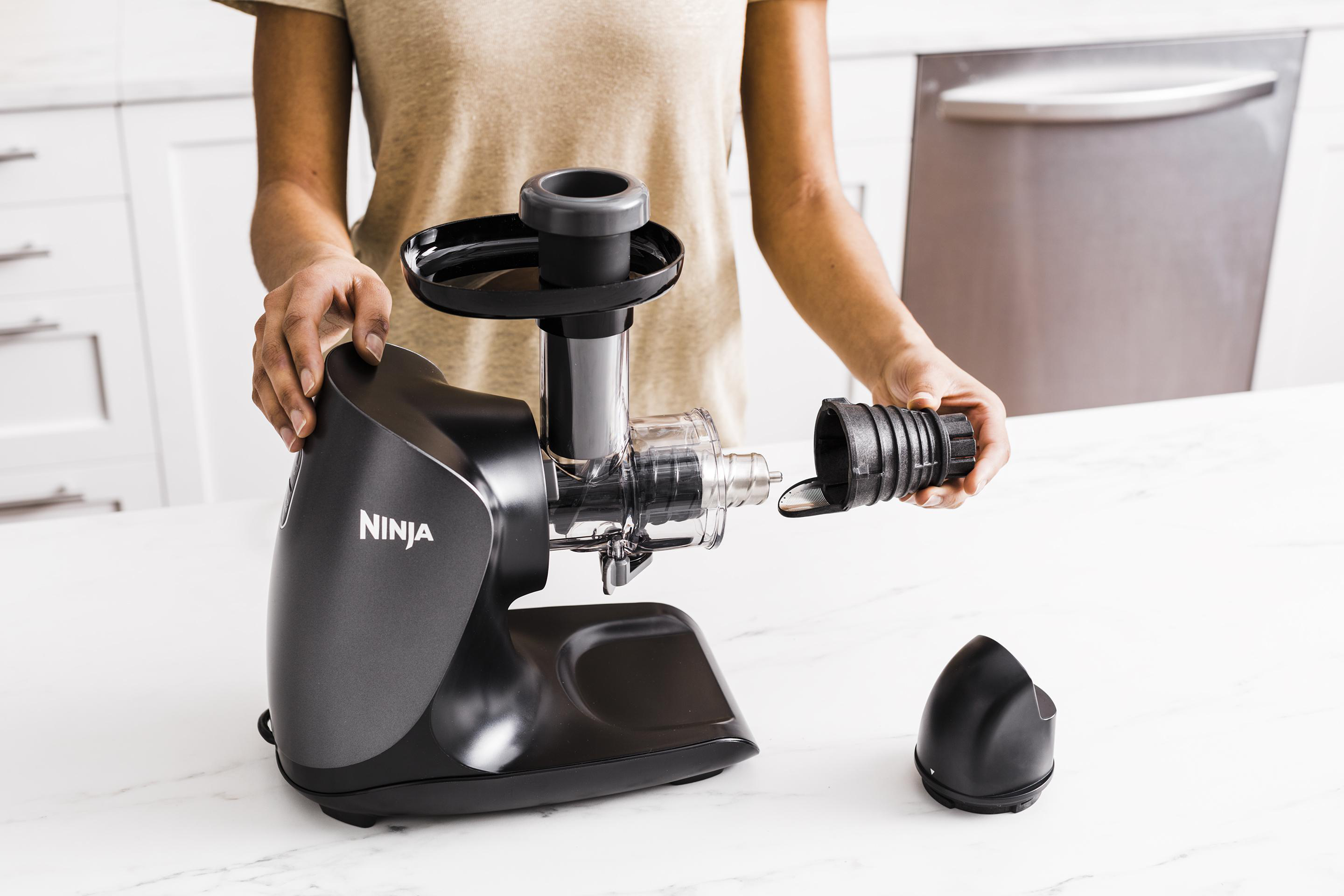 NINJA IC100EU Slow Juicer Slow Juicer 150 Watt, Grau/Schwarz