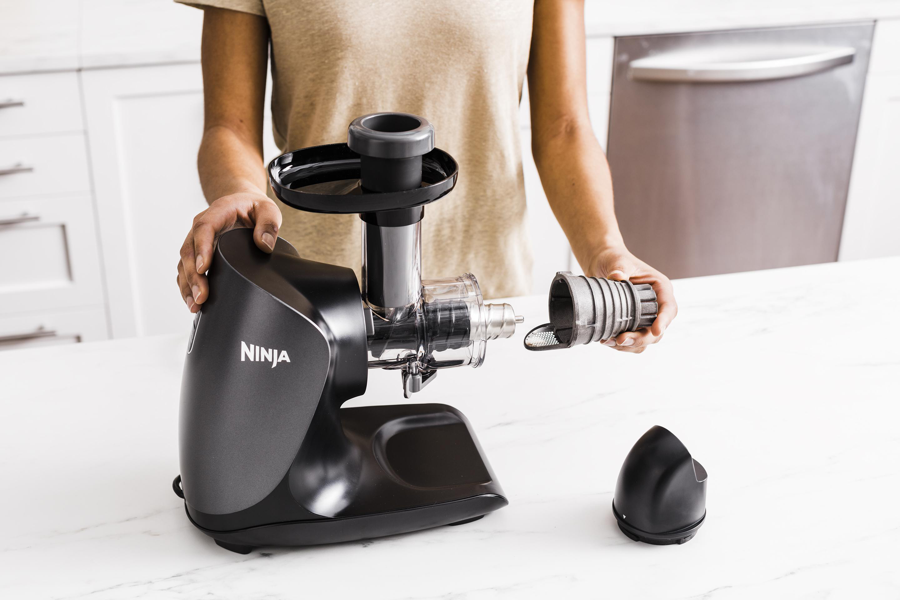 NINJA IC100EU Slow Juicer Slow Juicer 150 Watt, Grau/Schwarz