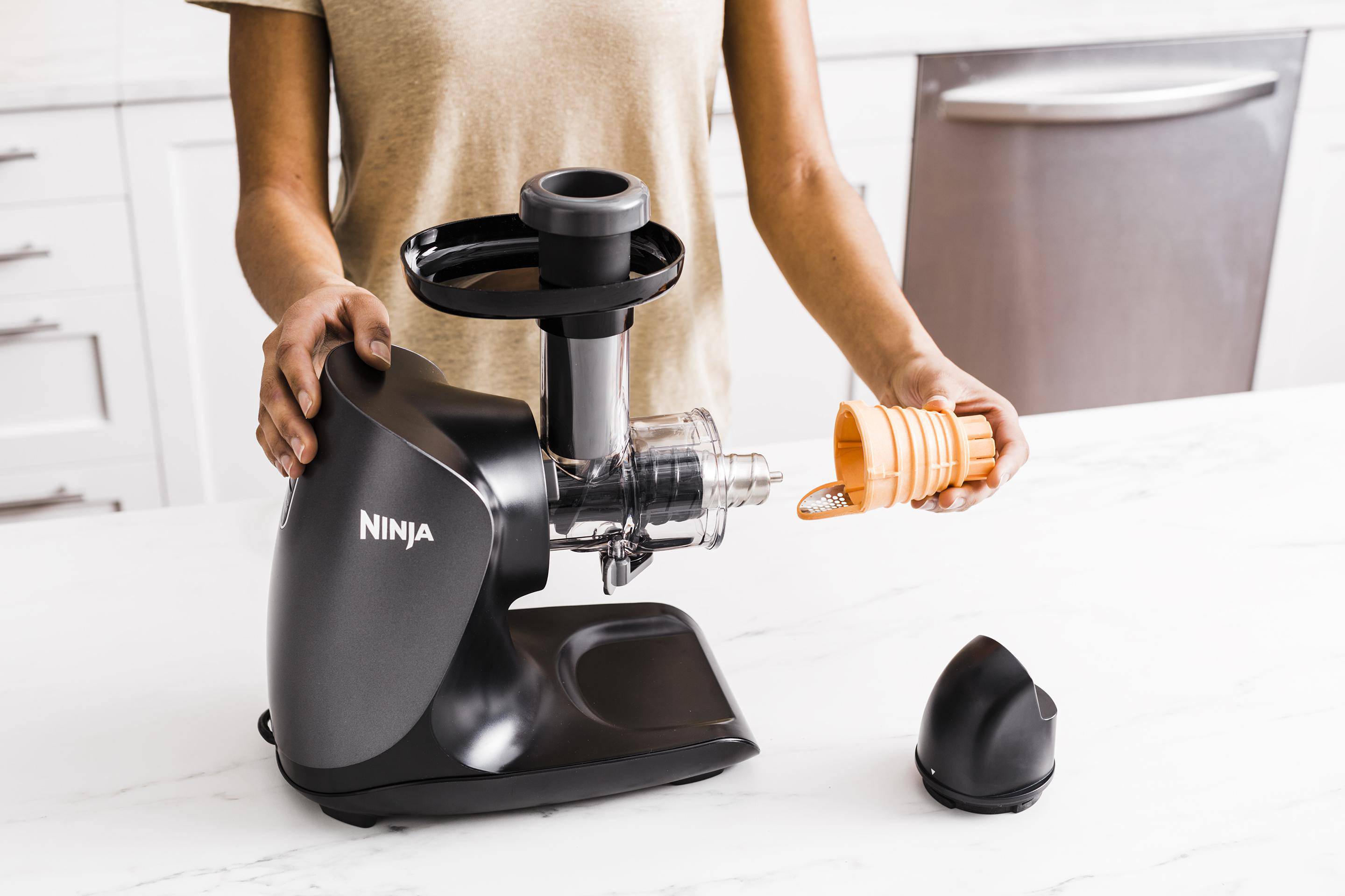 NINJA IC100EU Slow Juicer Slow Juicer 150 Watt, Grau/Schwarz