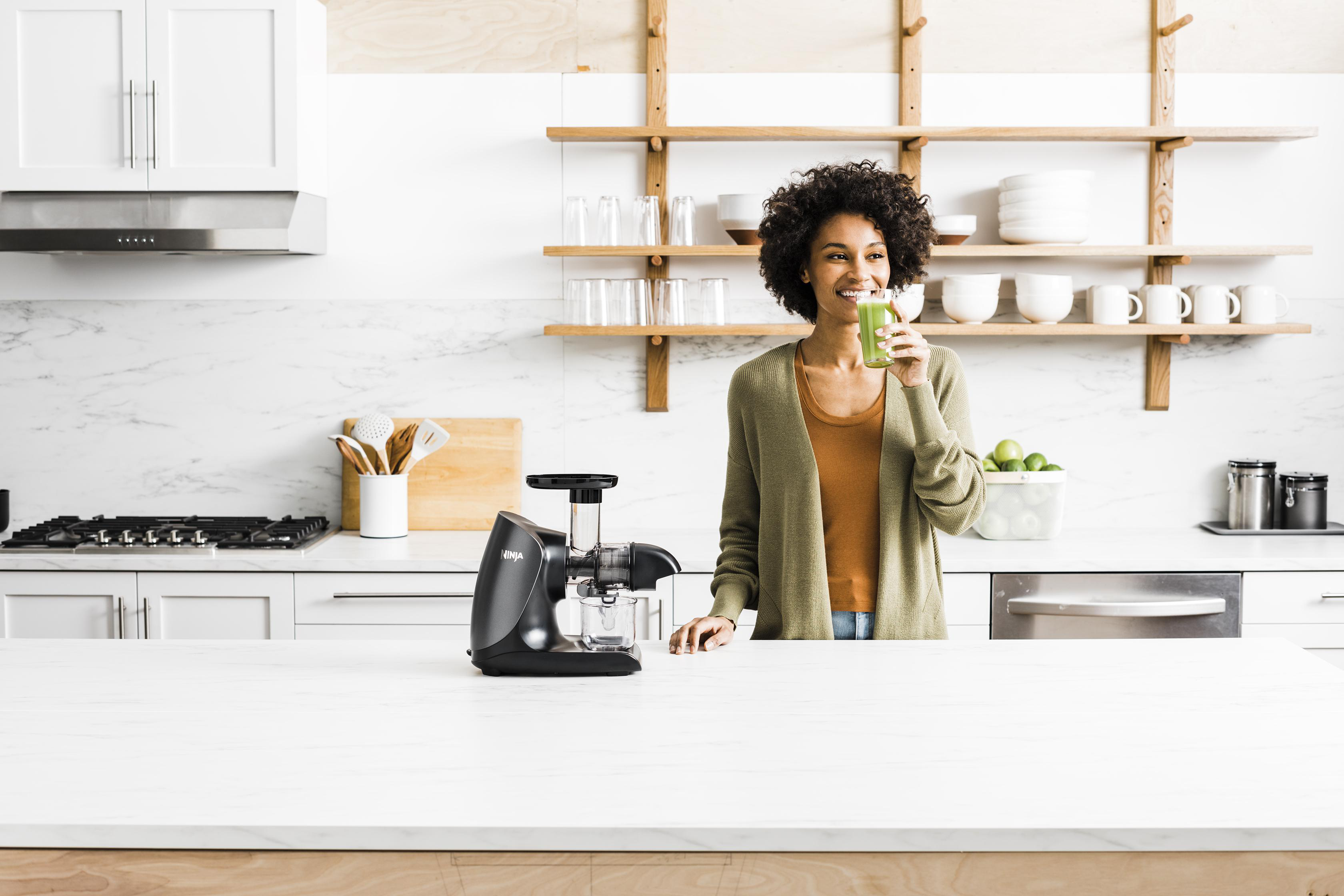 NINJA IC100EU Slow Juicer Slow Juicer 150 Watt, Grau/Schwarz
