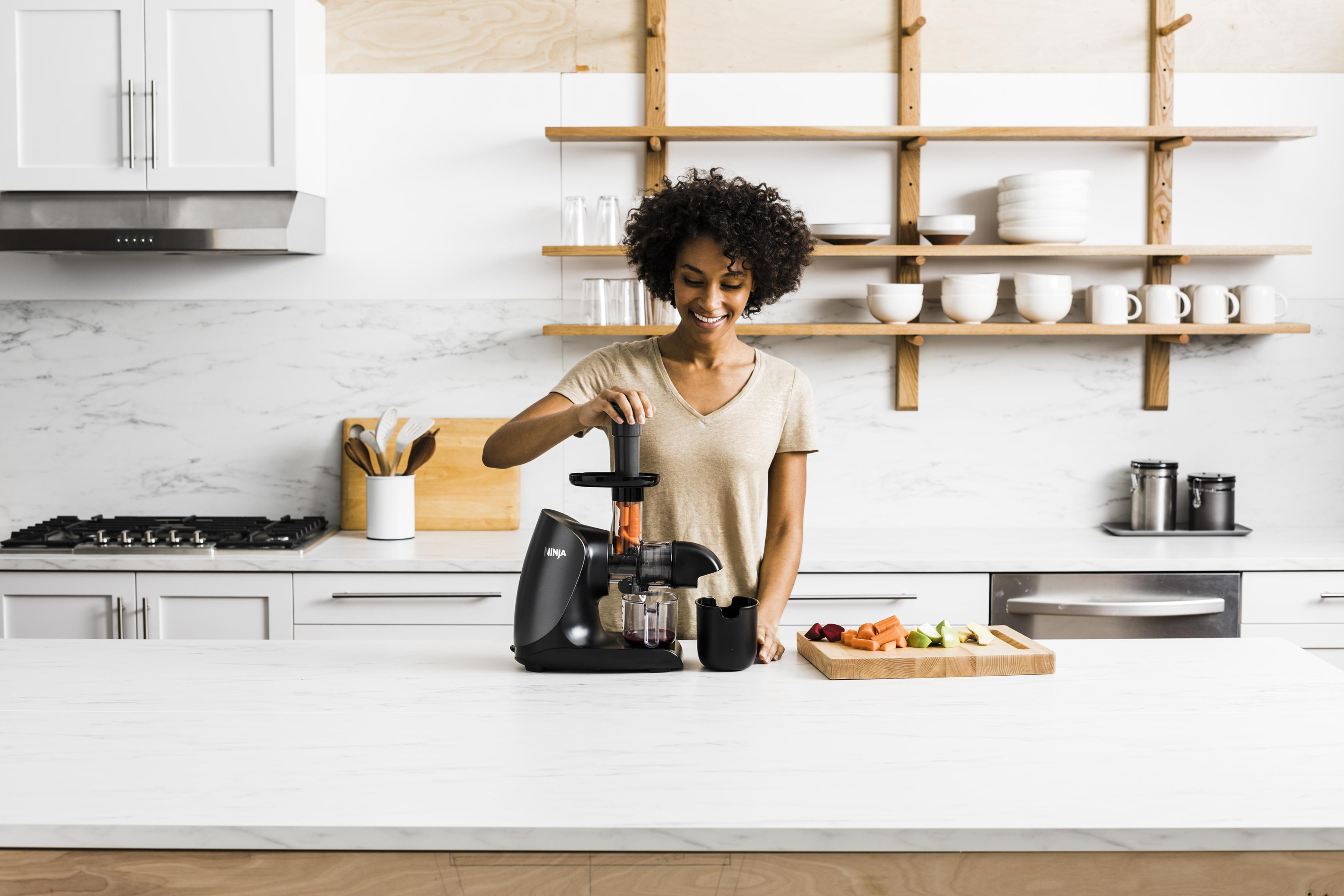 NINJA IC100EU Slow Juicer Slow Juicer 150 Watt, Grau/Schwarz
