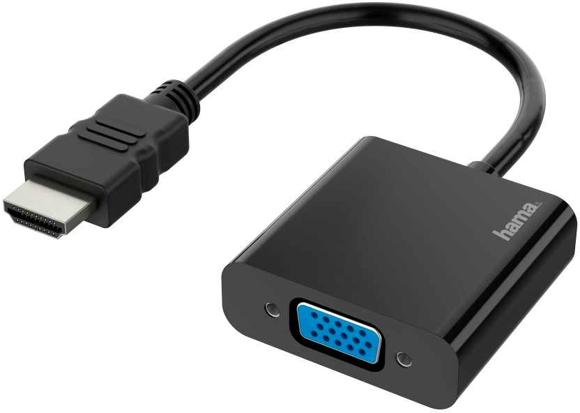 Hama 200343 Adapter Hdmi - Vga + 3.5mm afbeelding