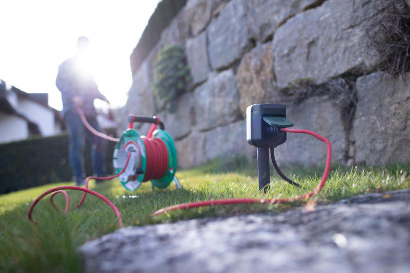 BRENNENSTUHL 1154540600 WLAN Gartensteckdose, 3 m
