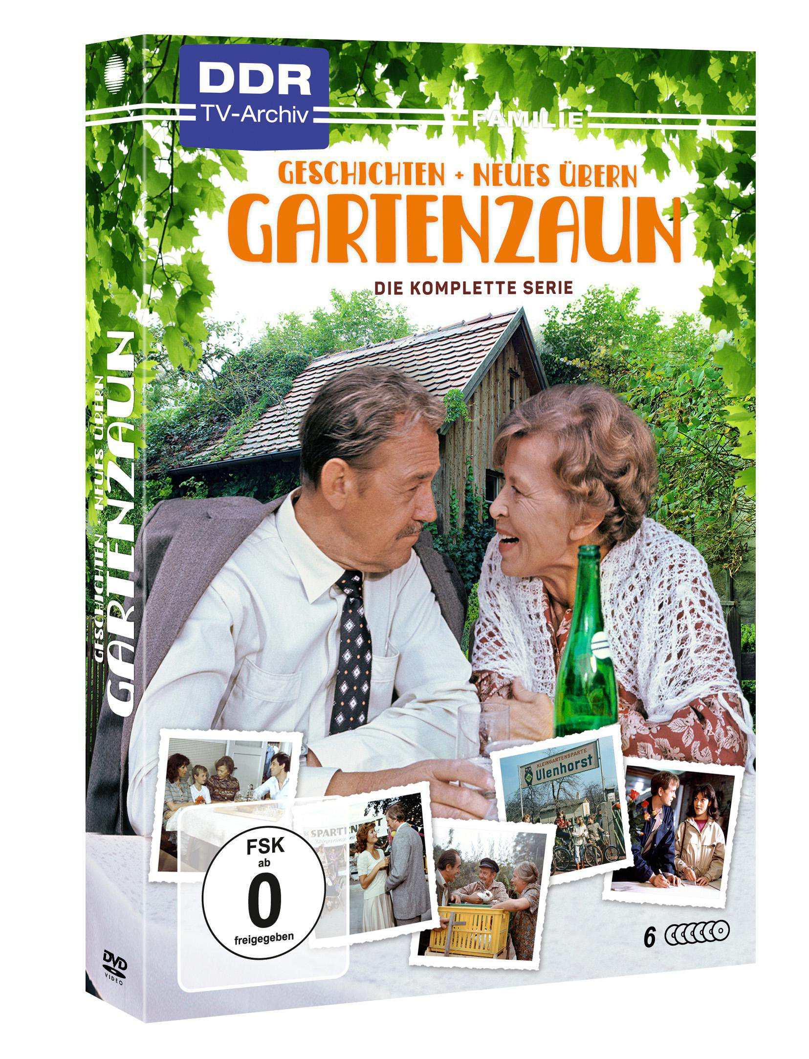 DVD-Hülle der Serie 'Gartenzaun' mit zwei Personen auf dem Cover.