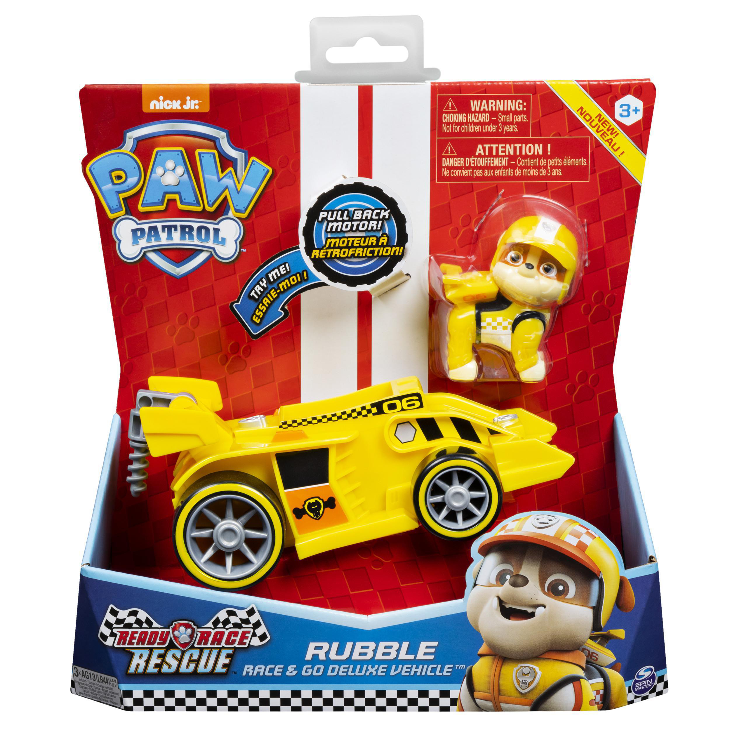 Ready, Race, Rubble SPIN Themed Rescue Vehicle Mehrfarbig Spielset Patrol MASTER Paw