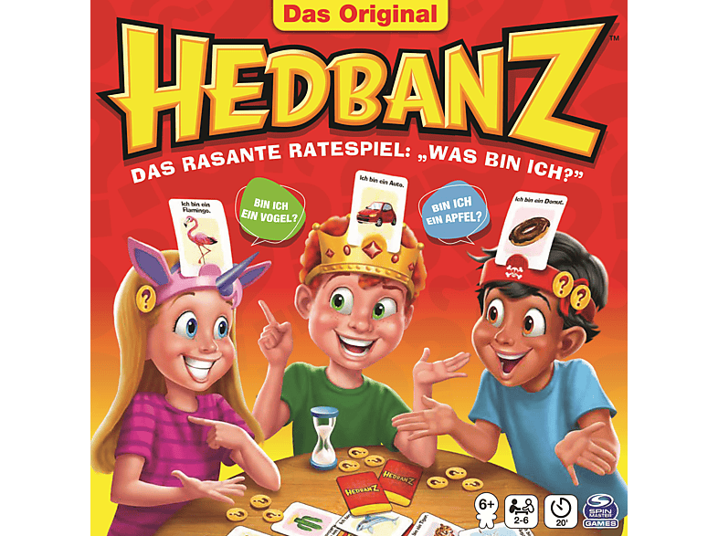 SPIN MASTER Hedbanz Refresh Gesellschaftsspiel Mehrfarbig Quizspiele ...