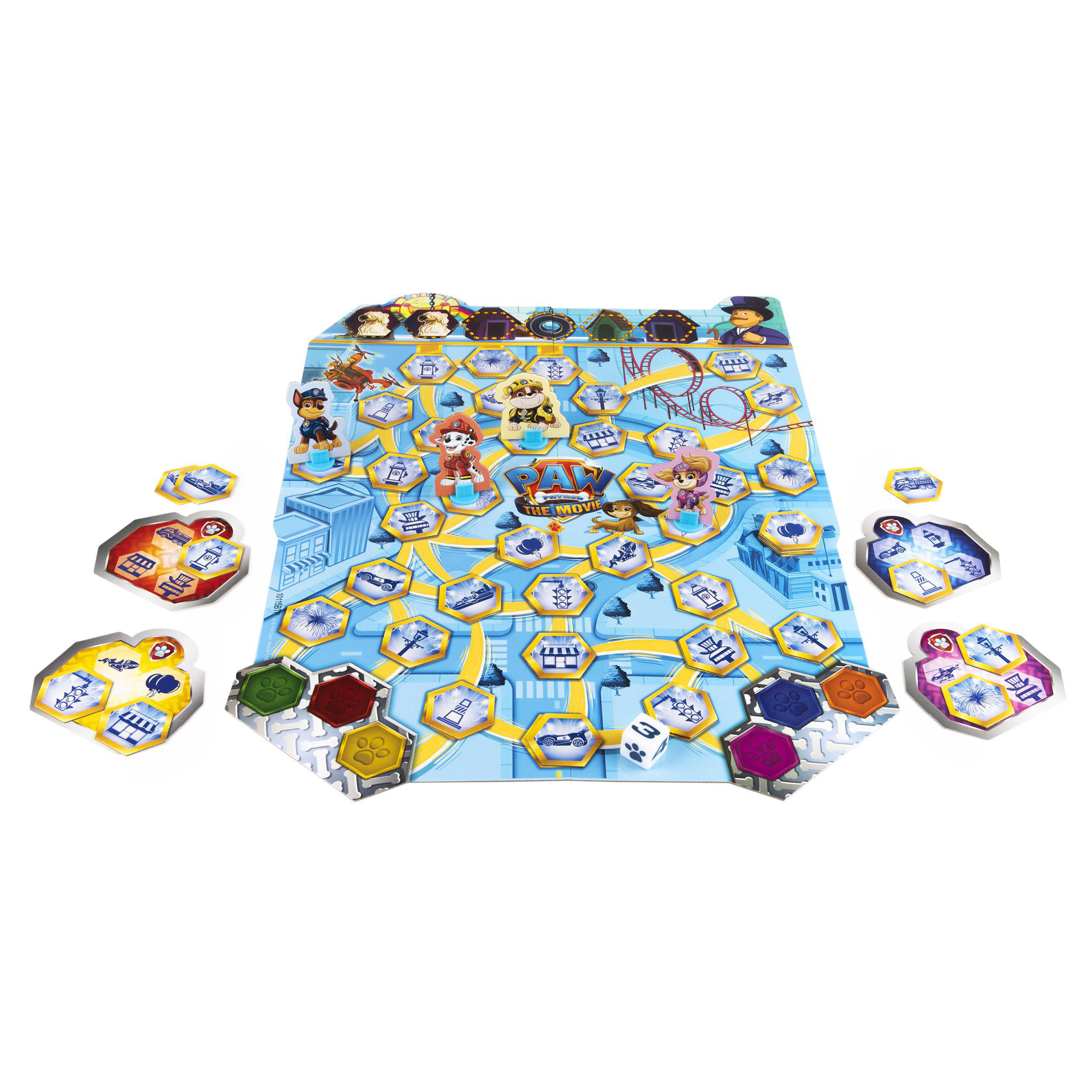 SPIN MASTER Paw Patrol Movie Adv. City Lookout Game Kinderspiel Mehrfarbig