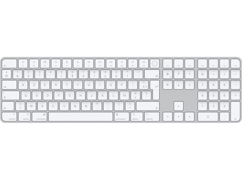 APPLE Magic Keyboard met Touch ID en toetsenblok AZERTY FR (MK2C3F/A)