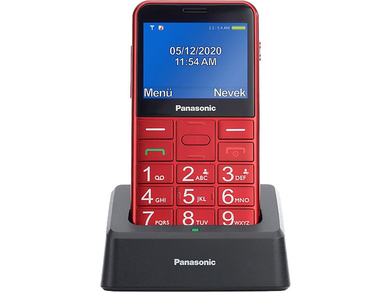 PANASONIC KX-TU155EXRN Piros Kártyafüggetlen Mobiltelefon