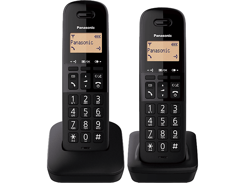 PANASONIC KX-TGB612PDB fekete dect telefon