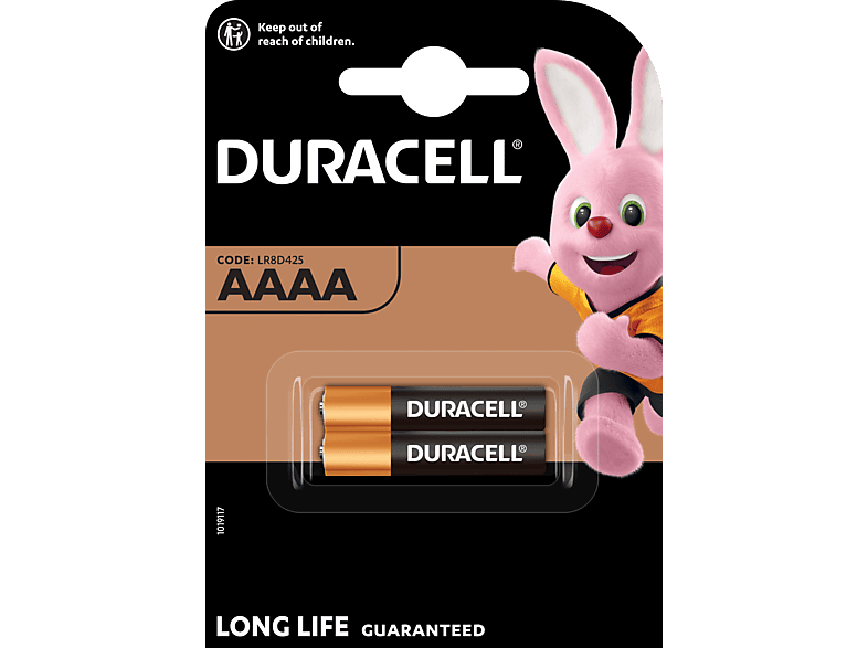 DURACELL AAAA Alkaline Batterie, 2er Pack (MX2500/LR8D425) online