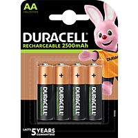 DURACELL Recharge Ultra AA Batterien 2500 mAh, 4er Pack
