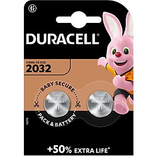 DURACELL Specialty 2032 Lithium Knopfbatterie, 2er Pack (DL2032/CR2032)
