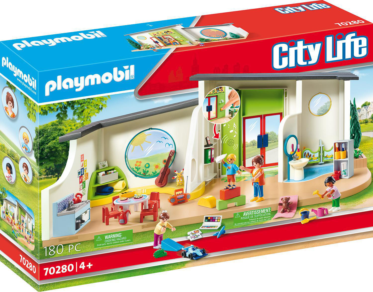 PLAYMOBIL 70280 KiTa "Regenbogen" Spielset, Mehrfarbig