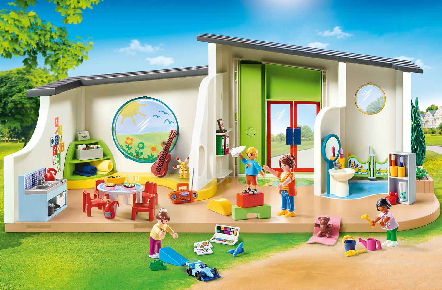 PLAYMOBIL 70280 KiTa "Regenbogen" Spielset, Mehrfarbig