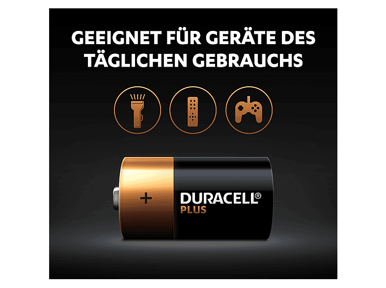 Duracell C Plus Batterie, 2er Pack — Foto 2 von 5