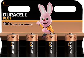 DURACELL Plus C Batterie, 4er Pack