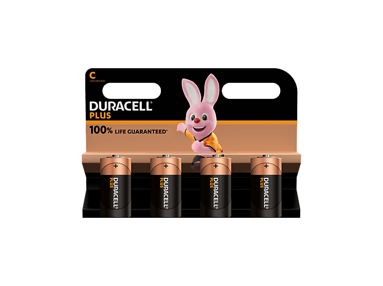 Duracell C Plus Batterie, 4er Pack