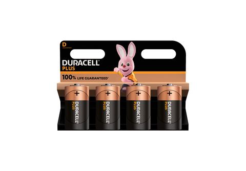 DURACELL Plus D Batterie, 4er Pack online kaufen
