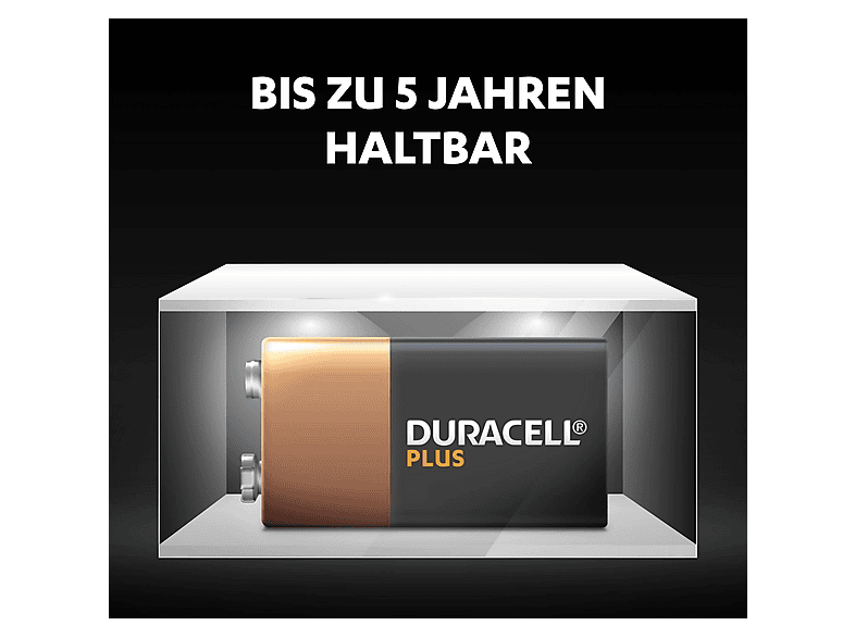 Duracell 9V Plus Batterie, 2er Pack — Foto 3 von 5