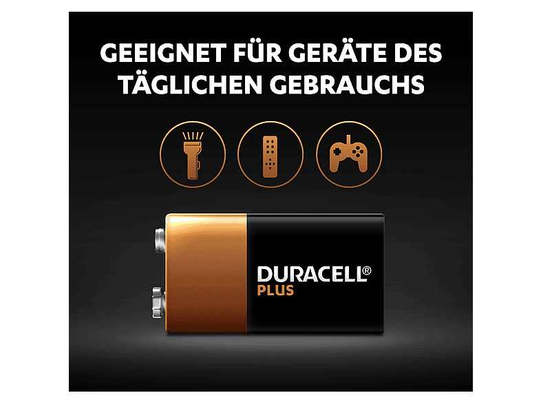 Duracell 9V Plus Batterie, 2er Pack — Foto 5 von 5