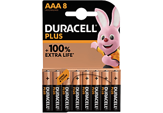 DURACELL Plus AAA Batterie, 8er Pack